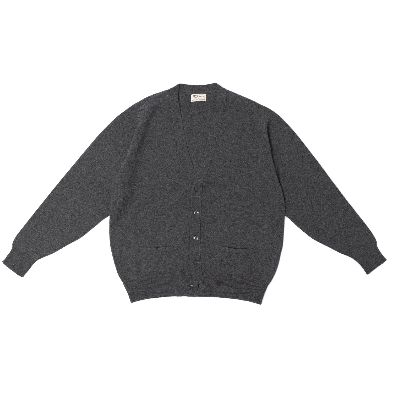 Strickjacke "Leven Cardigan" aus reiner Geelong-Lambswool - 2 Ply